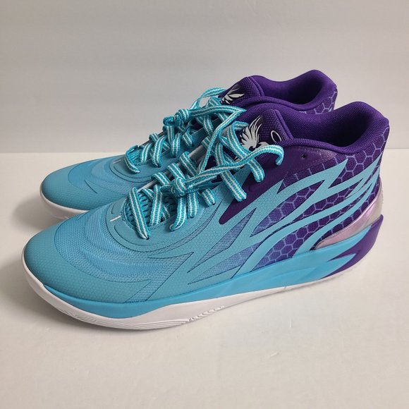 NEW Puma Lamelo Ball MB.02 Queen City Basketball Shoes 379779-01 Size 10 Blue - Picture 1 of 7